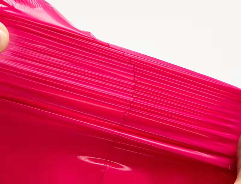 源城玫红色快递袋-05